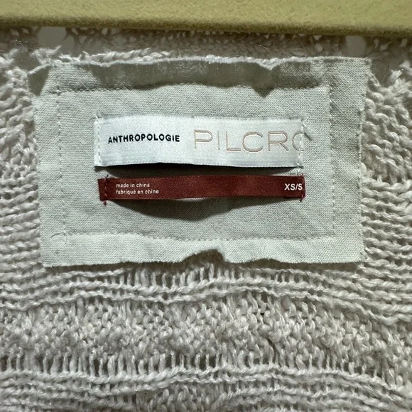 Anthropologie PILCRO Jemma Cable Knit Open Cardigan Sweater, Size XS S Small - Picture 4 of 8